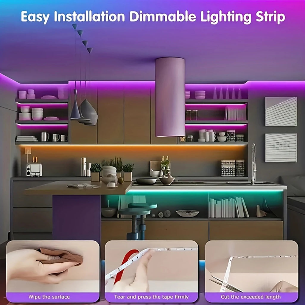 Led Strip Lights with 44 Key Remote Control