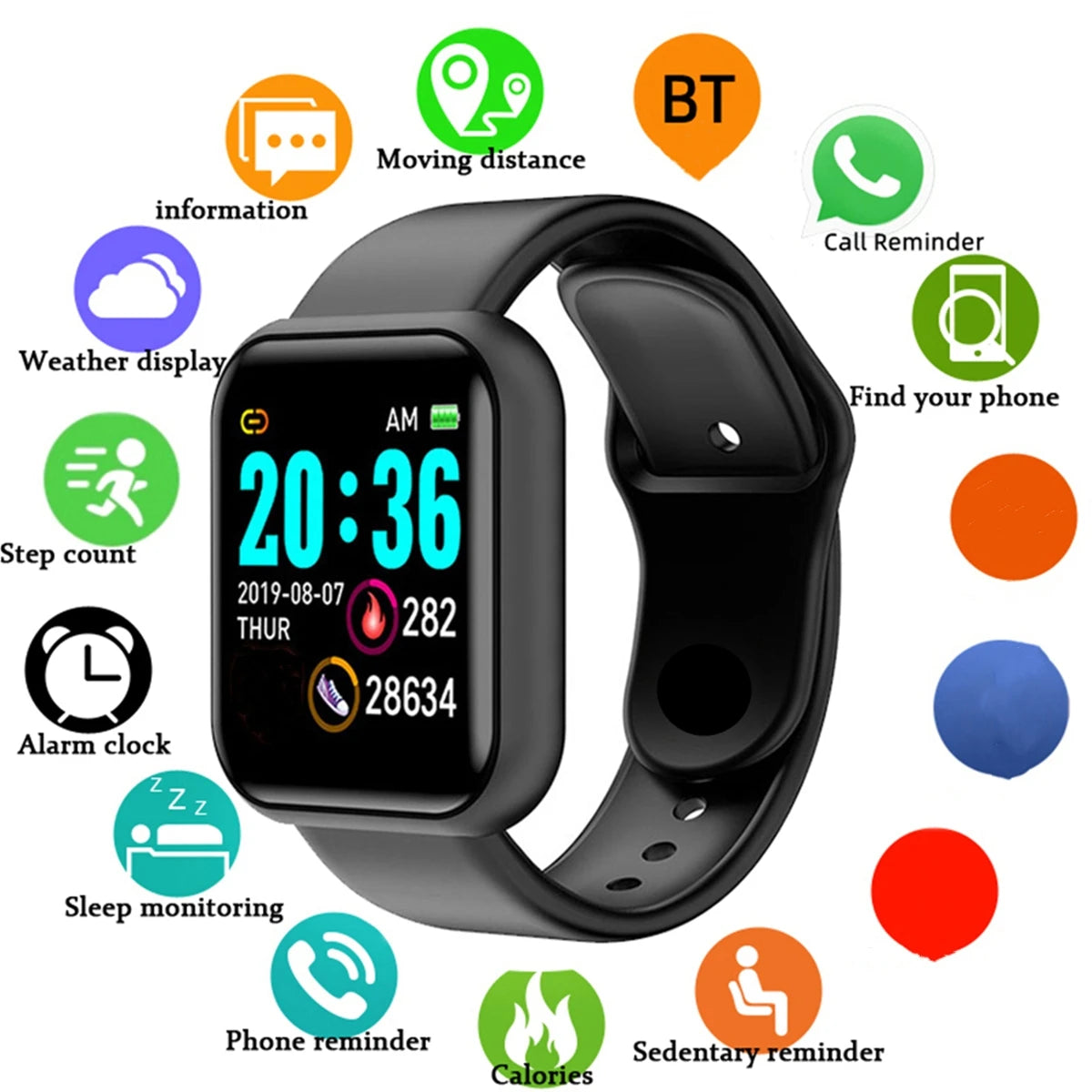 Smartwatch Men Women Wristwatches