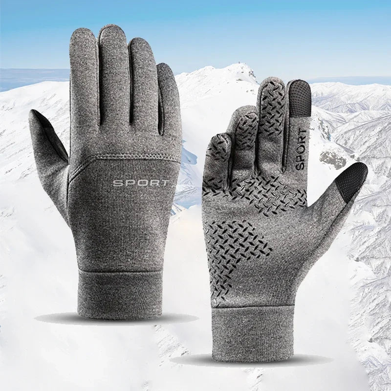 Winter Warm Gloves Touch Screen Windproof Cold-proof Cycling Glove