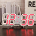 3D LED Digital Clock Wall Decoration