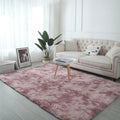 Dye Plush Carpet Living Room Decoration Soft Fluffy Home Mat Children's