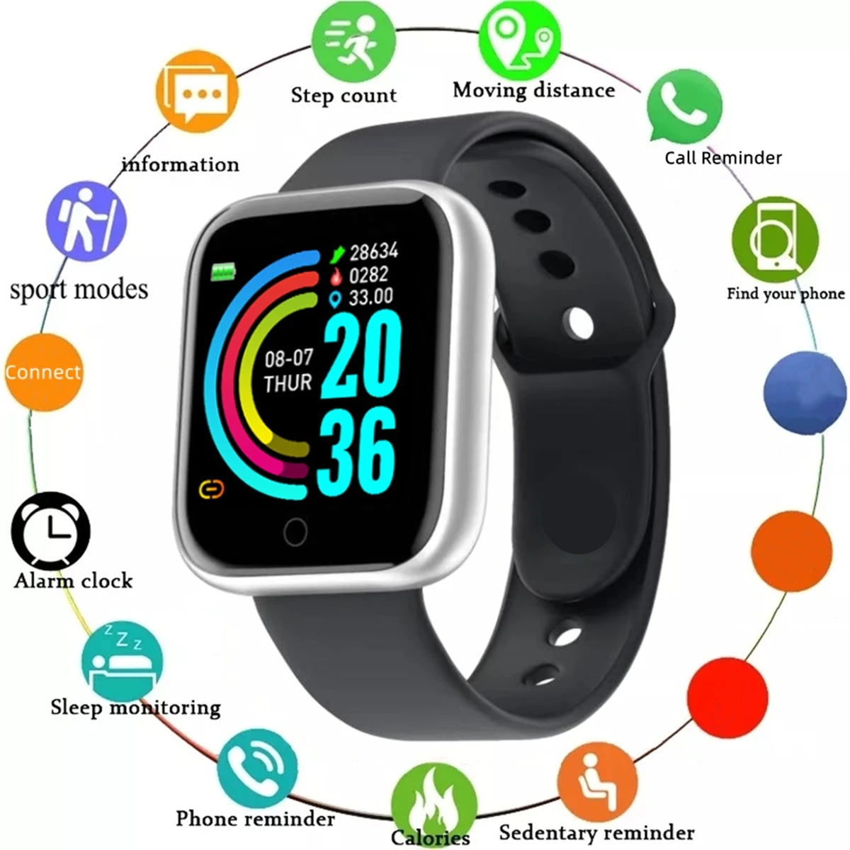 Smartwatch Men Women Wristwatches